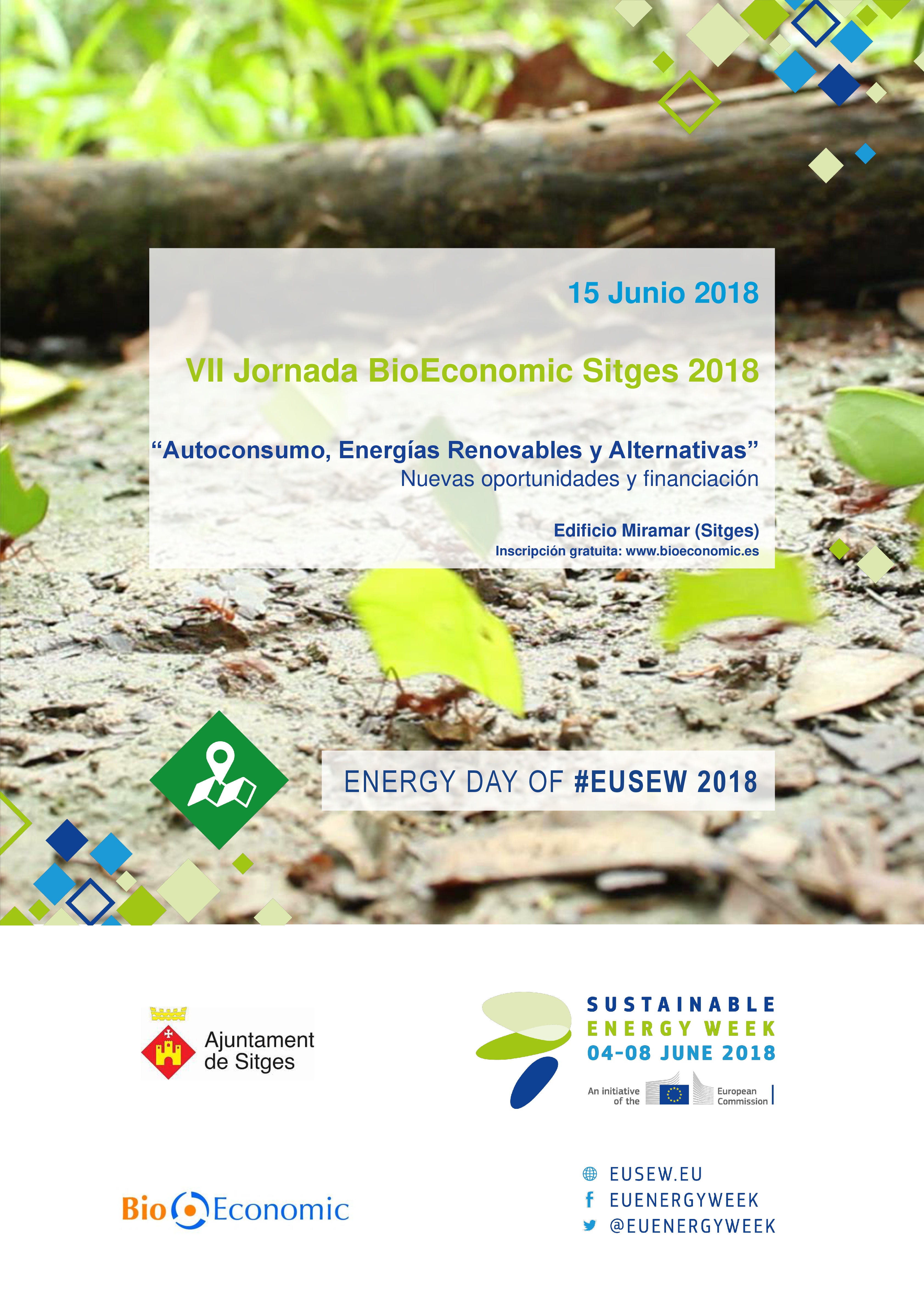 VII Jornada BioEconomic® Sitges 2018 “Autoconsumo, Energías Renovables y Alternativas”